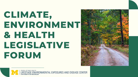 Thumbnail of video for Climate, the Environment & Health Legislative Forum
