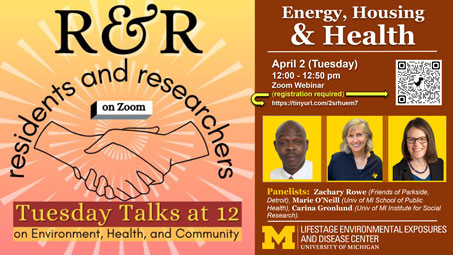 Flyer for “Energy, Housing & Health”