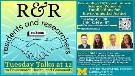 Flyer for “Understanding NAAQS (Non-)Attainment: Science, Policy, & Implications for Environmental Justice”