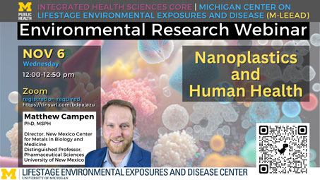 Flyer for “Nanoplastics and Human Health”