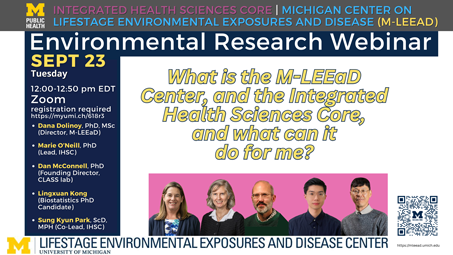Flyer for “What is the Integrated Health Sciences Core of M-LEEaD and what can it do for you?”